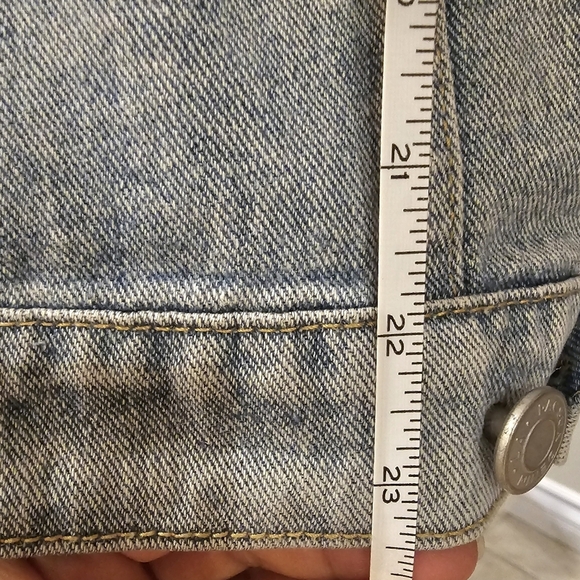 Pacsun Denim Jacket Light Blue Long Sleeve - Picture 11 of 16